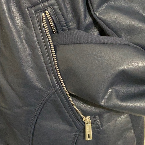 Kenneth Cole Faux-leather Motorcycle Jacket sz XXL - Picture 3 of 10